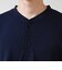 【抗菌防臭】ポンチ素材 ヘンリーネックTシャツ