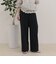 ストライプセミワイドタックパンツ