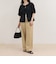 フロントリボンブラウス