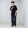カットサッカー ハーフジップTシャツ