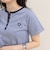 【昨年大人気！待望の再登場】ハートFR刺しゅうヘンリーネックTシャツ