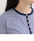 【昨年大人気！待望の再登場】ハートFR刺しゅうヘンリーネックTシャツ