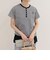 【昨年大人気！待望の再登場】ハートFR刺しゅうヘンリーネックTシャツ