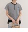 【昨年大人気！待望の再登場】ハートFR刺しゅうヘンリーネックTシャツ