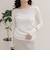 サイドギャザーシアーロンTシャツ