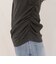 サイドギャザーシアーロンTシャツ