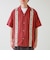 【1枚で決まる】メランジテープ オープンカラーS/Sシャツ