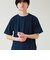 【1枚でレイヤード風】ストライプジャガード フェイクレイヤーTシャツ