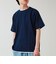 【1枚でレイヤード風】ストライプジャガード フェイクレイヤーTシャツ