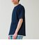 【1枚でレイヤード風】ストライプジャガード フェイクレイヤーTシャツ