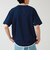 【1枚でレイヤード風】ストライプジャガード フェイクレイヤーTシャツ