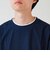 【1枚でレイヤード風】ストライプジャガード フェイクレイヤーTシャツ