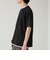 【1枚でレイヤード風】ストライプジャガード フェイクレイヤーTシャツ