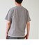 【1枚でレイヤード風】ストライプジャガード フェイクレイヤーTシャツ