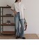 【GEVACO/ゲバコ】バンドカラーハーフスリーブシャツ