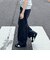 刺しゅう入りコットンツイルルーズパンツ