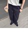 刺しゅう入りコットンツイルルーズパンツ