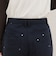 刺しゅう入りコットンツイルルーズパンツ