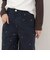刺しゅう入りコットンツイルルーズパンツ