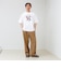 【ユニセックスで着れる】梨地ミッキー＆ミニープリント Tシャツ