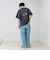 【ユニセックスで着れる】梨地ミッキー＆ミニープリント Tシャツ