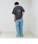 【ユニセックスで着れる】梨地ミッキー＆ミニープリント Tシャツ