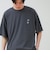 【ユニセックスで着れる】梨地ミッキー＆ミニープリント Tシャツ