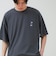 【ユニセックスで着れる】梨地ミッキー＆ミニープリント Tシャツ