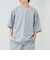 【セットアップ対応】カルゼラダーステッチ クルーネックTシャツ