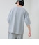 【セットアップ対応】カルゼラダーステッチ クルーネックTシャツ