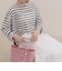ハートステッチシアーボーダーロンTシャツ