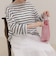 ハートステッチシアーボーダーロンTシャツ