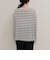 ハートステッチシアーボーダーロンTシャツ