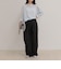 ハートステッチシアーボーダーロンTシャツ