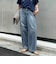 ライトオンス切替ワイドデニムパンツ