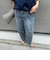ライトオンス切替ワイドデニムパンツ