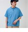 【セットアップ対応】メッシュデニムヘンリーTEE