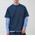 【セットアップ対応】メッシュデニムヘンリーTEE