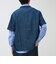 【セットアップ対応】メッシュデニムヘンリーTEE