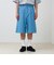 【セットアップ対応】メッシュデニムバギーショーツ