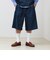 【セットアップ対応】メッシュデニムバギーショーツ