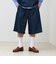【セットアップ対応】メッシュデニムバギーショーツ