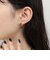 アンティークハート刻印フープピアス