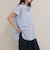 FR刺しゅうフレンチストライプシャツ