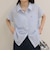 FR刺しゅうフレンチストライプシャツ