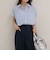 FR刺しゅうフレンチストライプシャツ