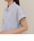 FR刺しゅうフレンチストライプシャツ