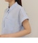 FR刺しゅうフレンチストライプシャツ