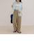 FR刺しゅうフレンチストライプシャツ