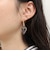 ボールフープ×クリアハートピアス